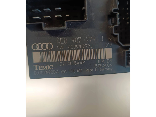 Блок комфорта 4E0907279J, 4E0910279J Audi A8 S8 D3 4E