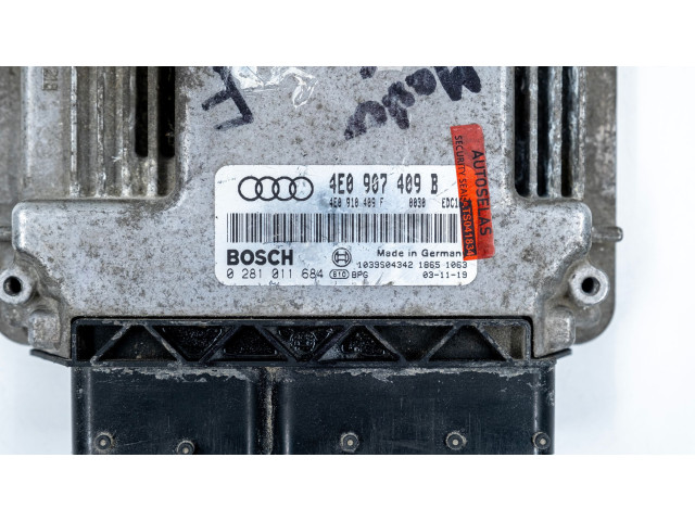 Řídící jednotka 4E0907409B, 4E0910409F Audi A8 S8 D3 4E 2004
