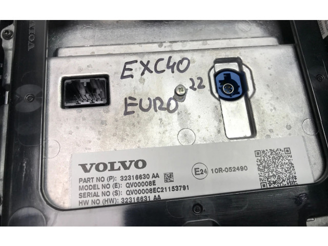 Дисплей 32316630, 32316631 Volvo XC40