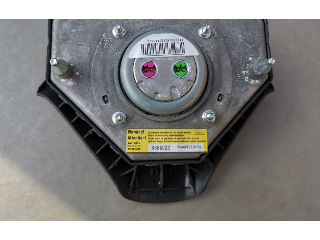 Подушка безопасности водителя 8686222, B6408E2720754 Volvo XC90