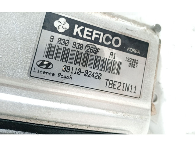 Блок управления двигателя 3911002420, TBE2IN11 Hyundai Getz