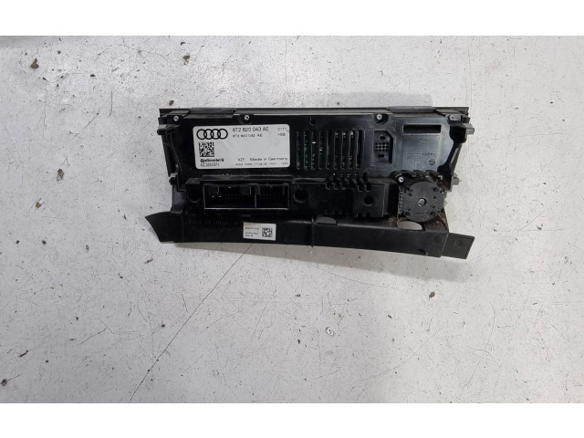 Блок управления кондиционера воздуха / климата/ печки (в салоне) 8T2820043AE, A2C53345974 Audi Q5 SQ5