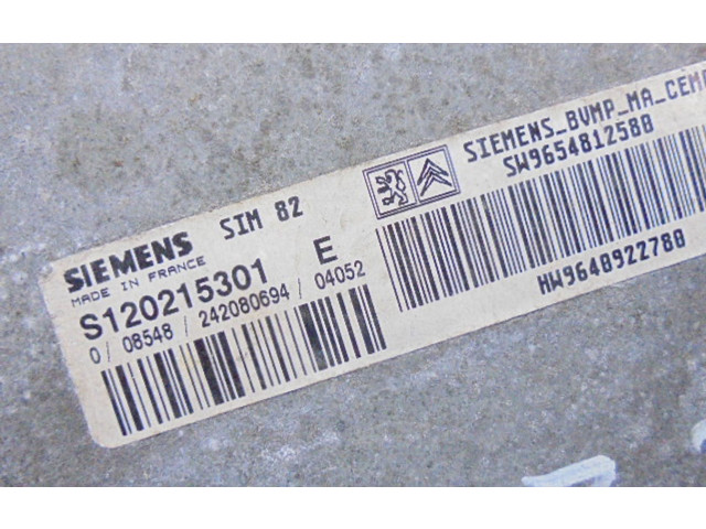 Блок управления коробки передач 9654812580, 9654812580   Alpine C2