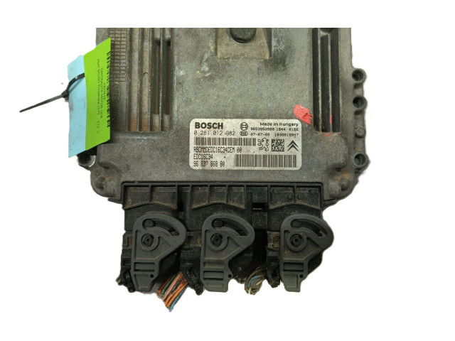 Řídící jednotka 9663786880, 0281012982 Fiat Scudo 2008