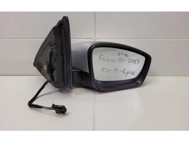 Зеркало электрическое Skoda Fabia Mk3 (NJ) 2015 - 2021 года