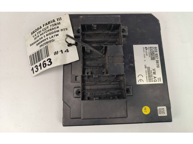 Блок комфорта 6C0937087D, 502N13F07 Skoda Rapid (NH)