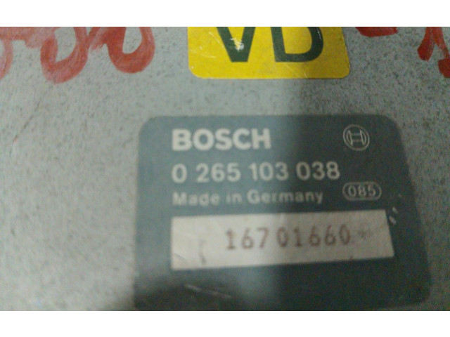 Řídící jednotka 0265103038 Opel Calibra