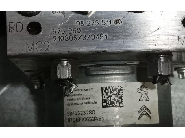 Блок АБС 9827551180, 970260 Peugeot 3008 II 2016- года