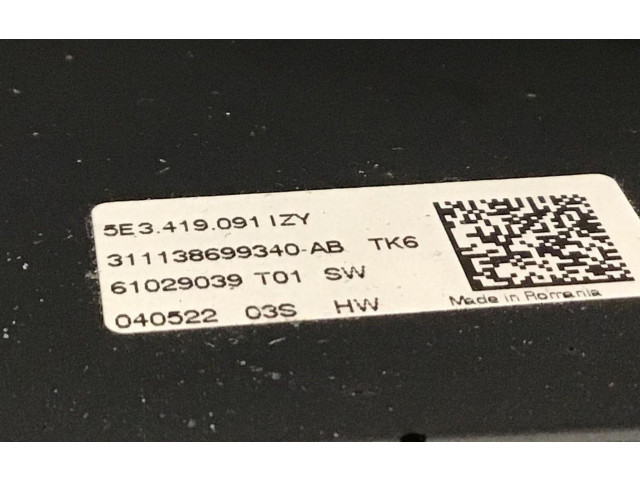 Руль Skoda Fabia Mk3 (NJ) 2015 - 2021 года 5E3419091