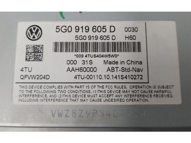 Дисплей    5G0919605, 5G0919605D   Volkswagen Golf VII