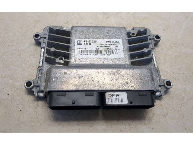 Блок управления двигателя 25182025, 5WY1K11A Chevrolet Spark
