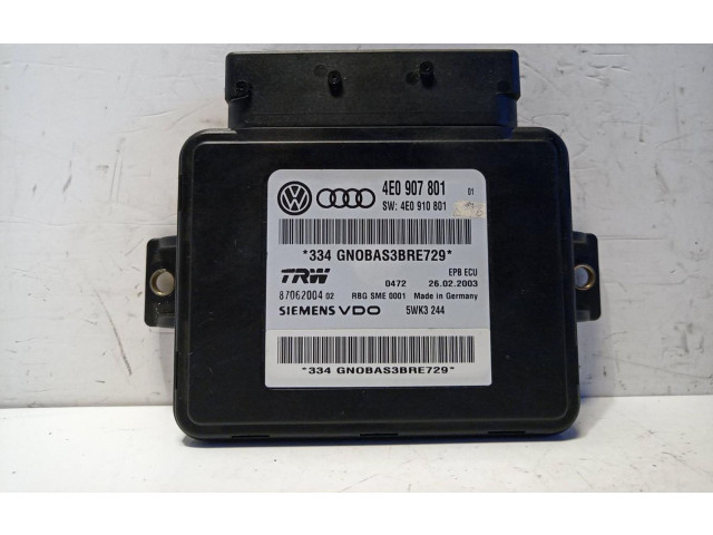 Řídící jednotka 4E0907801 Audi A8 S8 D3 4E 2003