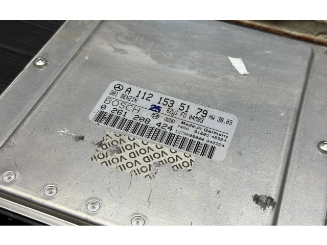 Řídící jednotka A1121535179, 0261208424 Mercedes-Benz S W220 2004