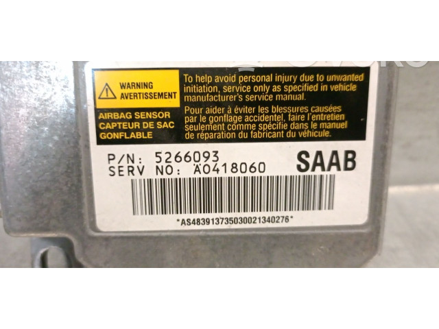 Блок подушек безопасности 5266093, A0418060 Saab 9-5