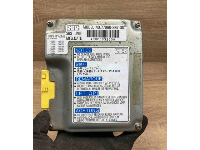 Блок подушек безопасности 77960SN7G81 Honda Accord