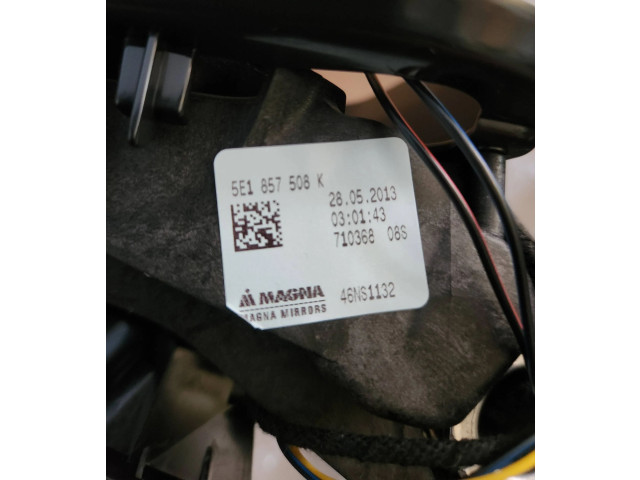 Зеркало электрическое Skoda Octavia Mk3 (5E) 2013 - 2019 года