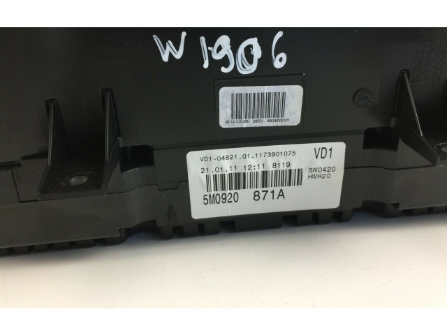 Панель приборов 5M0920871A, W1906 Volkswagen Golf VI