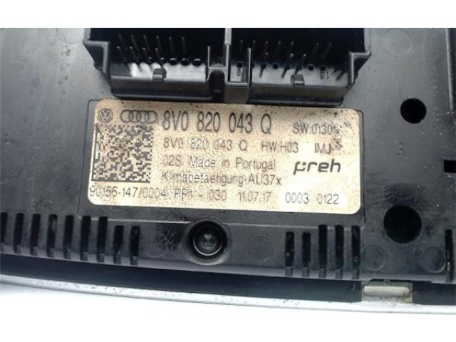 Блок управления климат-контролем 8V0820043Q   Audi RS3