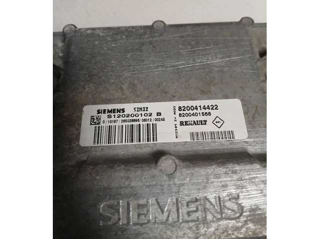 Řídící jednotka 8200414422, S120200102B Renault Modus 2004