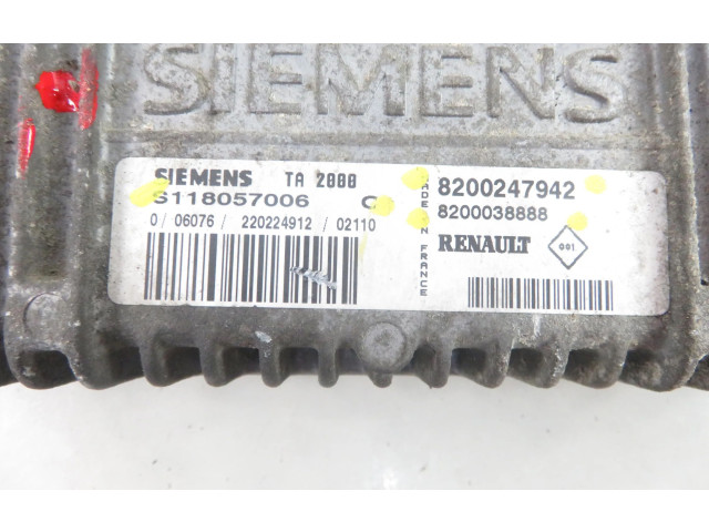 Блок управления коробкой передач 8200038888, 8200247942   Renault Scenic I