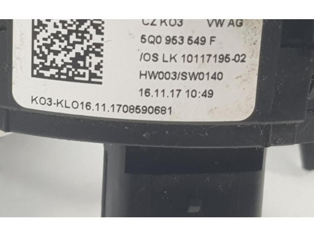 Подрулевой шлейф SRS 5Q0953549F, 5Q0953549F Volkswagen Golf VII