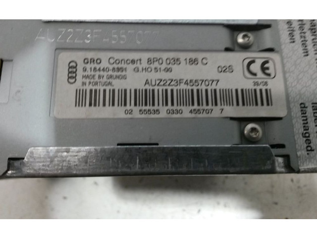 Турбина Радио/ проигрыватель CD/DVD / навигация Audi A3 S3 8P 8P0035186C, 8P0035186C для двигателя BLS