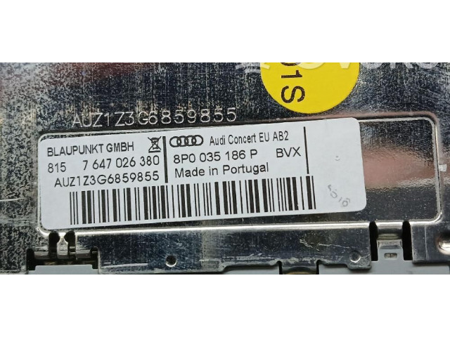 Турбина Радио/ проигрыватель CD/DVD / навигация Audi A3 S3 8P 8P0035186P, 7647026380 для двигателя BLS