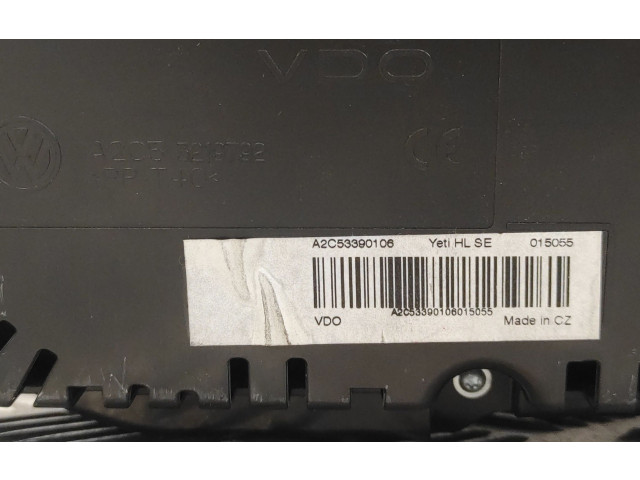 Панель приборов 5L0920840, A2C53390106   Skoda Yeti (5L)       