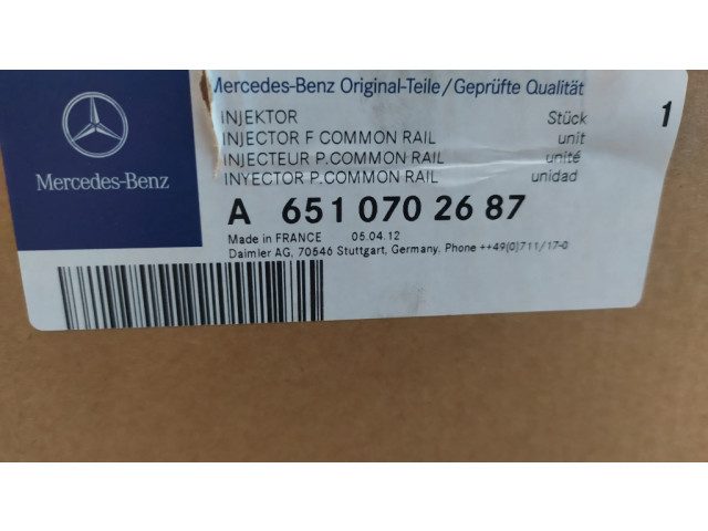 Vstřikovač A6510702687 Mercedes-Benz C W205 pro naftový motor 2.2