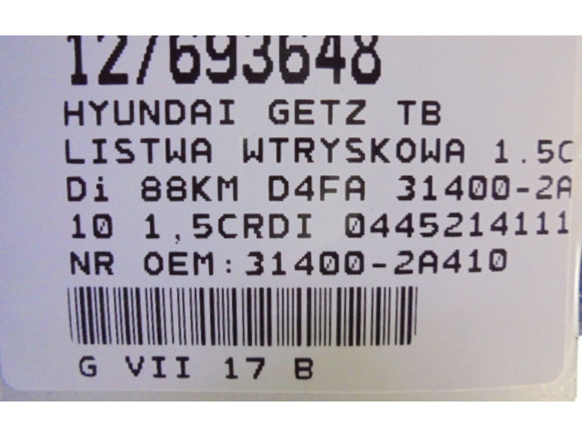 Топливная рампа 31400-2A410, 31400-2A410   Hyundai Getz  