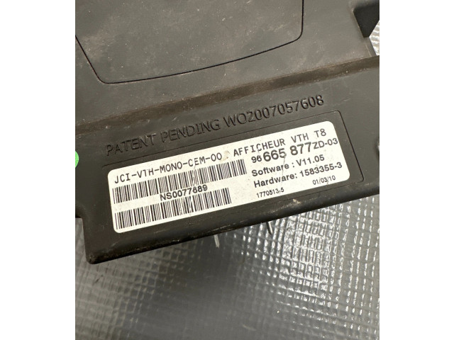 Дисплей    96665877ZD, NS0077689   Peugeot 3008 I