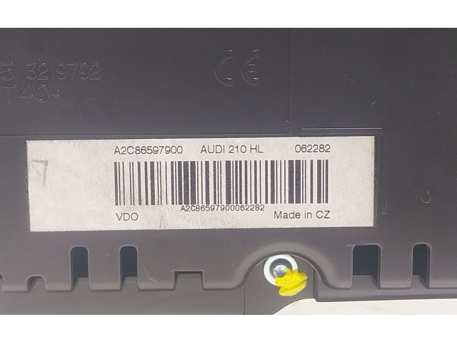 Панель приборов 8XA920930, 8XA920930   Audi A1       