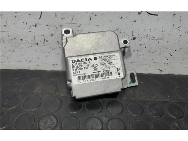 Блок управления надувных подушек 8200307188A, 0285001650   Dacia Logan I