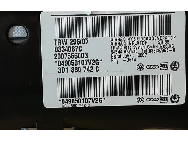 Боковая подушка безопасности 3D1880742C Volkswagen Phaeton