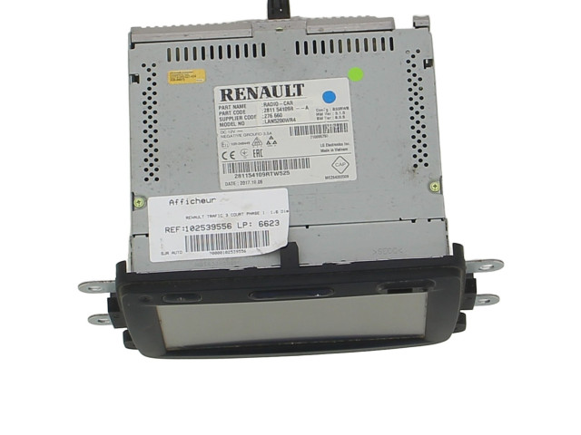 Дисплей    281156367R   Renault Trafic III (X82)