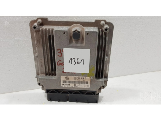 Блок управления двигателя 03G906016T, 1039S08545 Volkswagen Golf Plus
