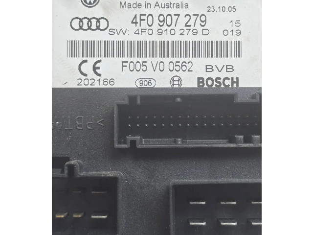 Блок комфорта 4F0907279, F005V00562 Audi A6 S6 C6 4F