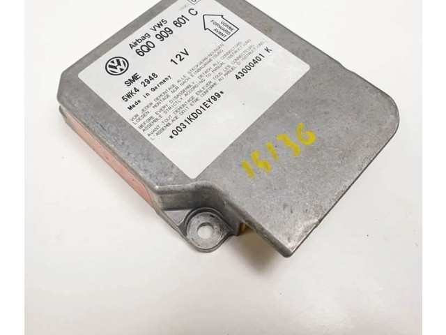 Блок подушек безопасности 6Q0909601 Skoda Fabia Mk1 (6Y)