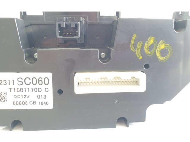 Блок управления климат-контролем 72311SC060, T1007170D Subaru Forester SH