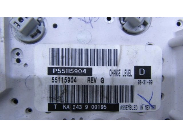 Модуль блока управления кондиционером P55115904, 243900195 Jeep Grand Cherokee (WJ)