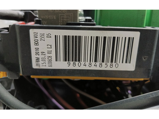 Pojistková skříňka Řídící jednotka BSM 9804681780, 9678633380 Citroen Berlingo 2019