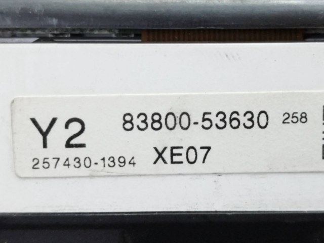 Панель приборов 8380053630, 2574301394 Lexus IS 220D-250-350