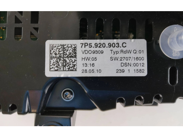Přístrojová deska Porsche Cayenne (92A) 2011 7P5920903C
