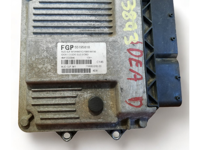 Блок управления двигателя 55195818, 188A9000 Fiat Idea