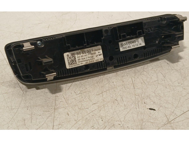 Блок управления климат-контролем 8V082043F   Audi A3 S3 8V