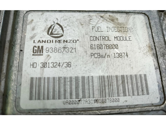 Řídící jednotka 93867321 Opel Zafira C 2014