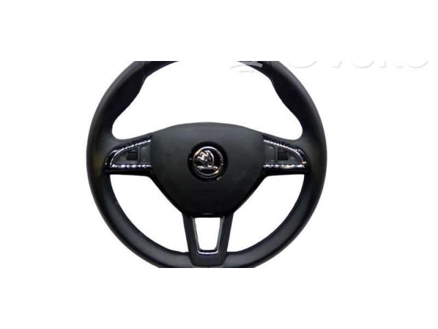 Руль Skoda Octavia Mk3 (5E)  2013 - 2019 года 5E0419091CGCWE      