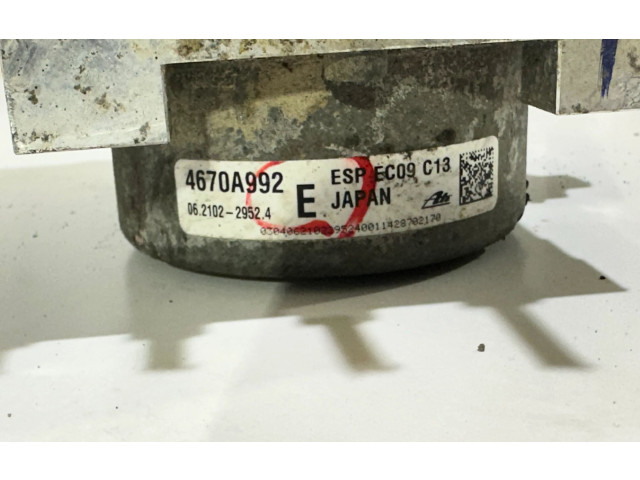 Блок АБС 4670A992, 06210969513 Mitsubishi Outlander 2013 - 2021 года