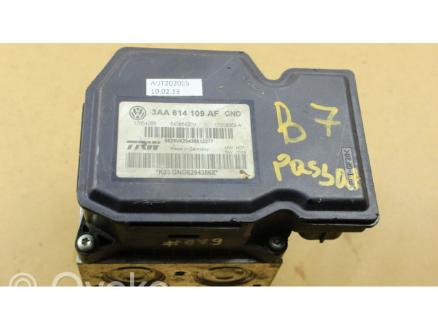 Блок АБС 3AA614109AF   Volkswagen  PASSAT B7  2011-2014 года