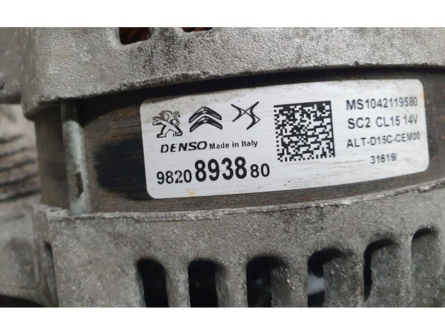 Генератор 9820893880, MS1042119580   Peugeot Traveller      